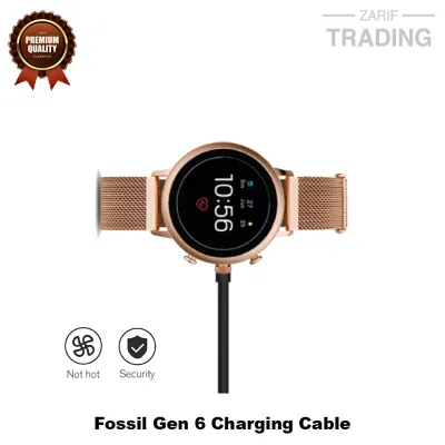 Fossil Gen 6 Magnetic Charging Cable 2 Pin High Quality USB Charger Cable Dock Bracelet Charger for Fossil Gen 6 Smart Watch